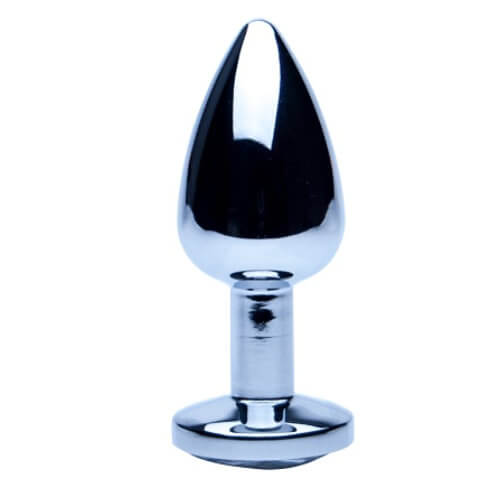 Vibrators, Sex Toy Kits and Sex Toys at Cloud9Adults - Precious Metals Silver Butt Plug-Small - Buy Sex Toys Online