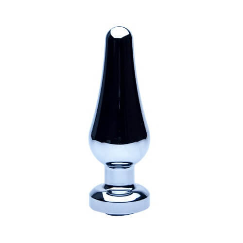 Vibrators, Sex Toy Kits and Sex Toys at Cloud9Adults - Precious Metals Smooth Silver Butt Plug-Small - Buy Sex Toys Online