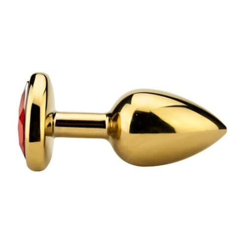 Vibrators, Sex Toy Kits and Sex Toys at Cloud9Adults - Precious Metals Heart Shaped Butt Plug-Gold - Buy Sex Toys Online