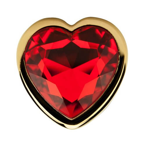 Vibrators, Sex Toy Kits and Sex Toys at Cloud9Adults - Precious Metals Heart Shaped Butt Plug-Gold - Buy Sex Toys Online