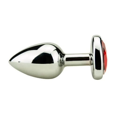 Vibrators, Sex Toy Kits and Sex Toys at Cloud9Adults - Precious Metals Heart Shaped Butt Plug-Silver - Buy Sex Toys Online