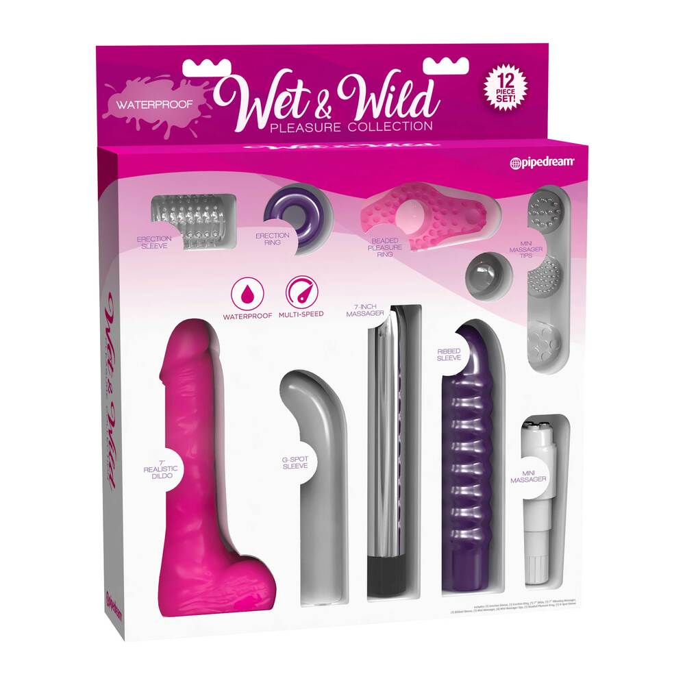 Vibrators, Sex Toy Kits and Sex Toys at Cloud9Adults - Wet and Wild 15 Piece waterproof Kit - Buy Sex Toys Online