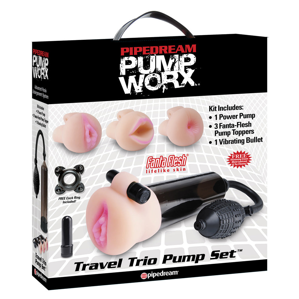 Vibrators, Sex Toy Kits and Sex Toys at Cloud9Adults - Pump Worx Travel Trio Set Masturbator - Buy Sex Toys Online