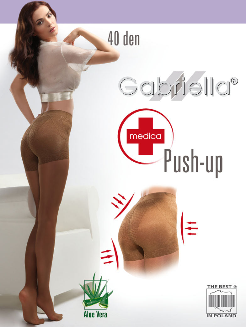 Vibrators, Sex Toy Kits and Sex Toys at Cloud9Adults - Gabriella Classic 40 Push Up 128 Tights Beige - Buy Sex Toys Online