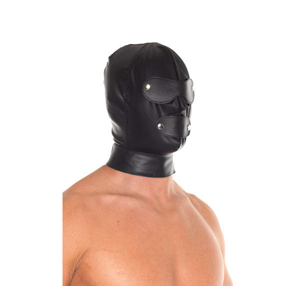Vibrators, Sex Toy Kits and Sex Toys at Cloud9Adults - Leather Full Face Mask With Detachable Blinkers - Buy Sex Toys Online