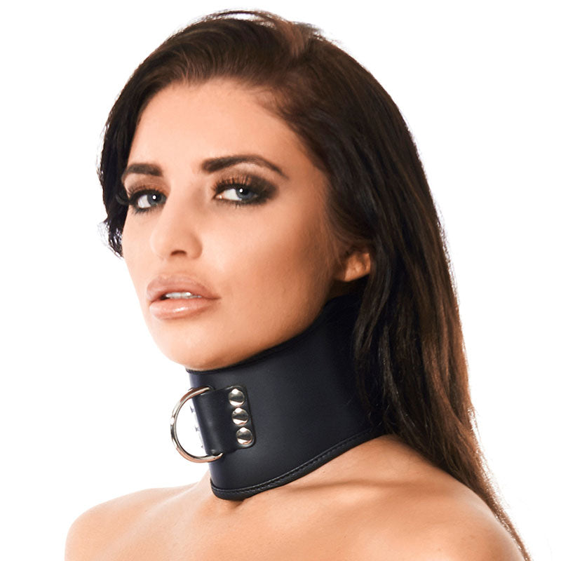 Vibrators, Sex Toy Kits and Sex Toys at Cloud9Adults - Leather Collar With Padlock - Buy Sex Toys Online