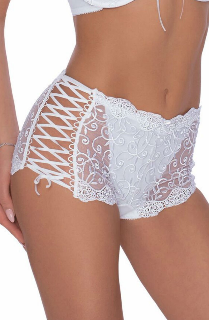 Vibrators, Sex Toy Kits and Sex Toys at Cloud9Adults - Roza Ginewra Short White - Buy Sex Toys Online