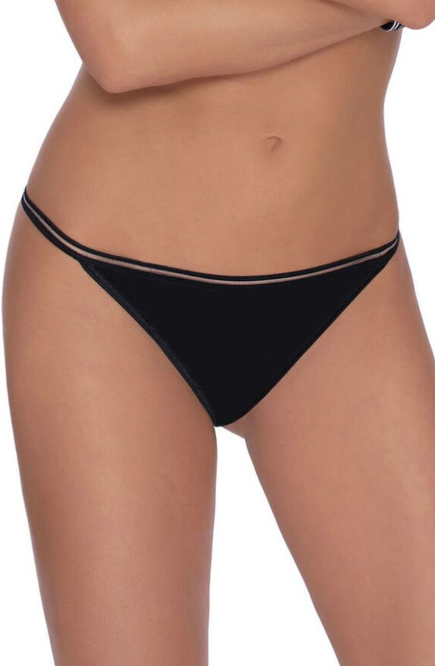 Vibrators, Sex Toy Kits and Sex Toys at Cloud9Adults - Roza Lea Thong Black - Buy Sex Toys Online
