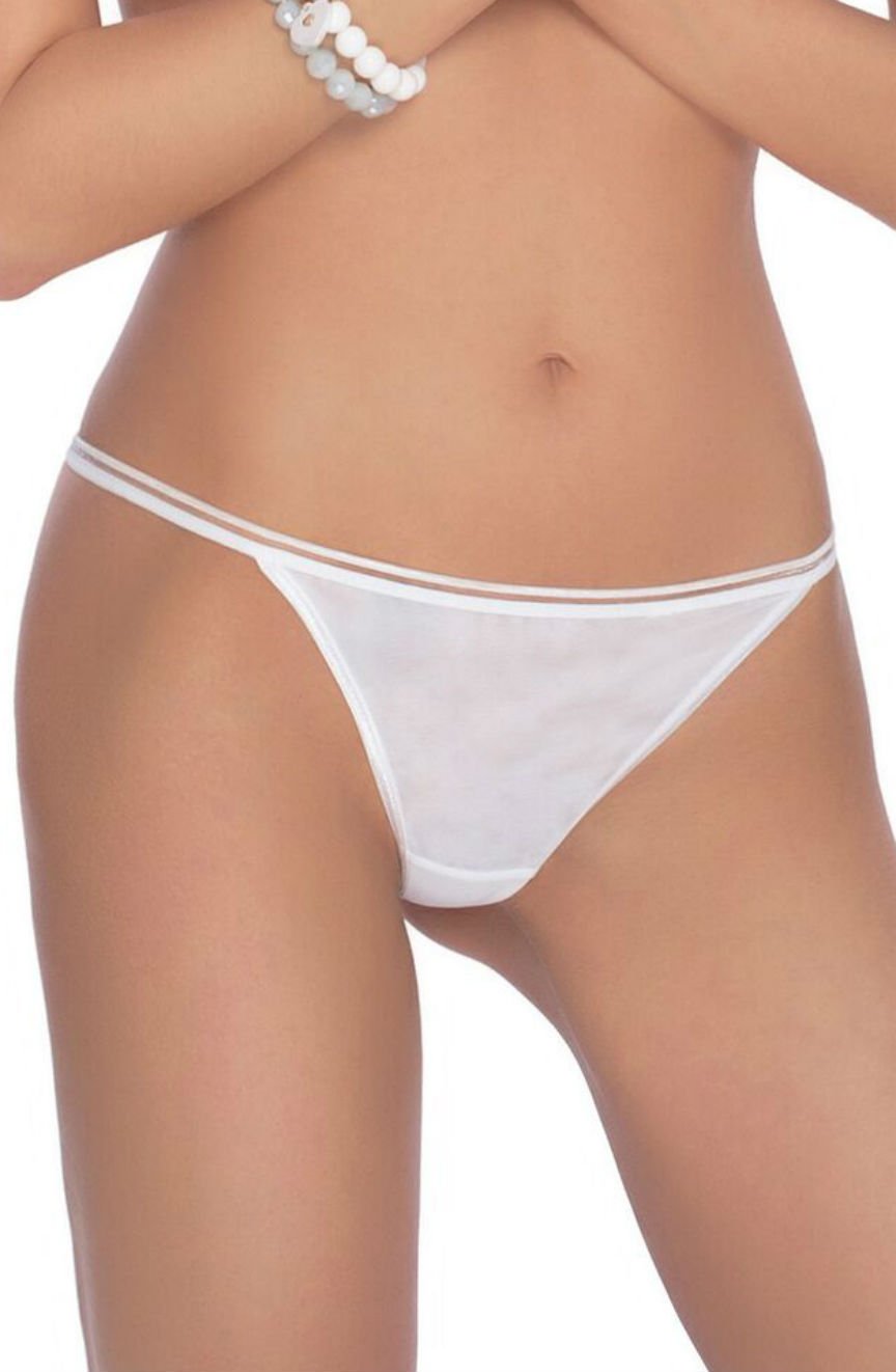 Vibrators, Sex Toy Kits and Sex Toys at Cloud9Adults - Roza Lea Thong White - Buy Sex Toys Online