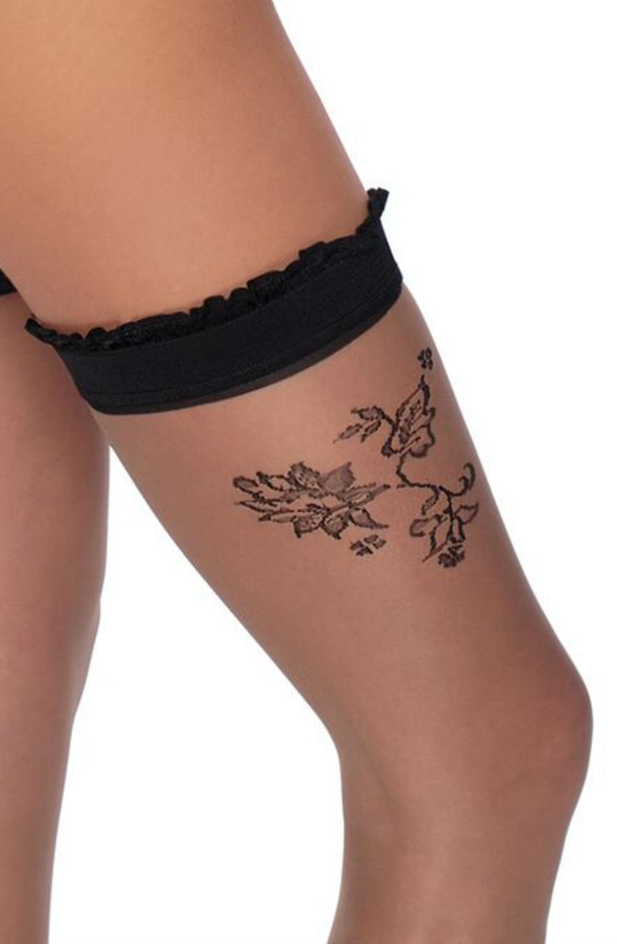 Vibrators, Sex Toy Kits and Sex Toys at Cloud9Adults - Roza Mehendi Stockings Black - Buy Sex Toys Online