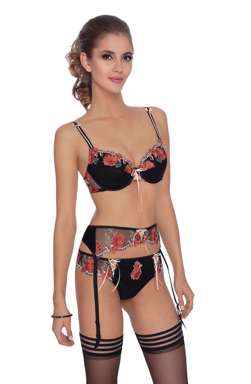 Vibrators, Sex Toy Kits and Sex Toys at Cloud9Adults - Roza Natali Black Susp Belt - Buy Sex Toys Online