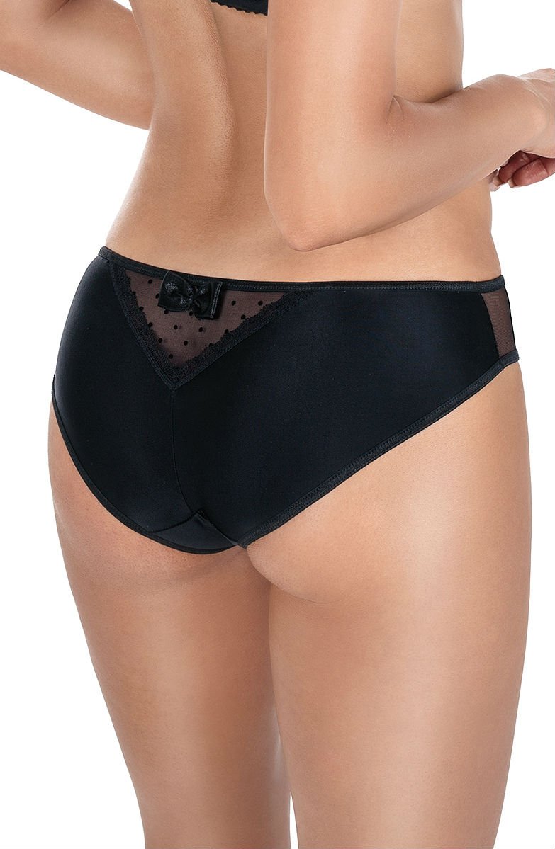 Vibrators, Sex Toy Kits and Sex Toys at Cloud9Adults - Roza Nefer Brief Black-Salmon - Buy Sex Toys Online