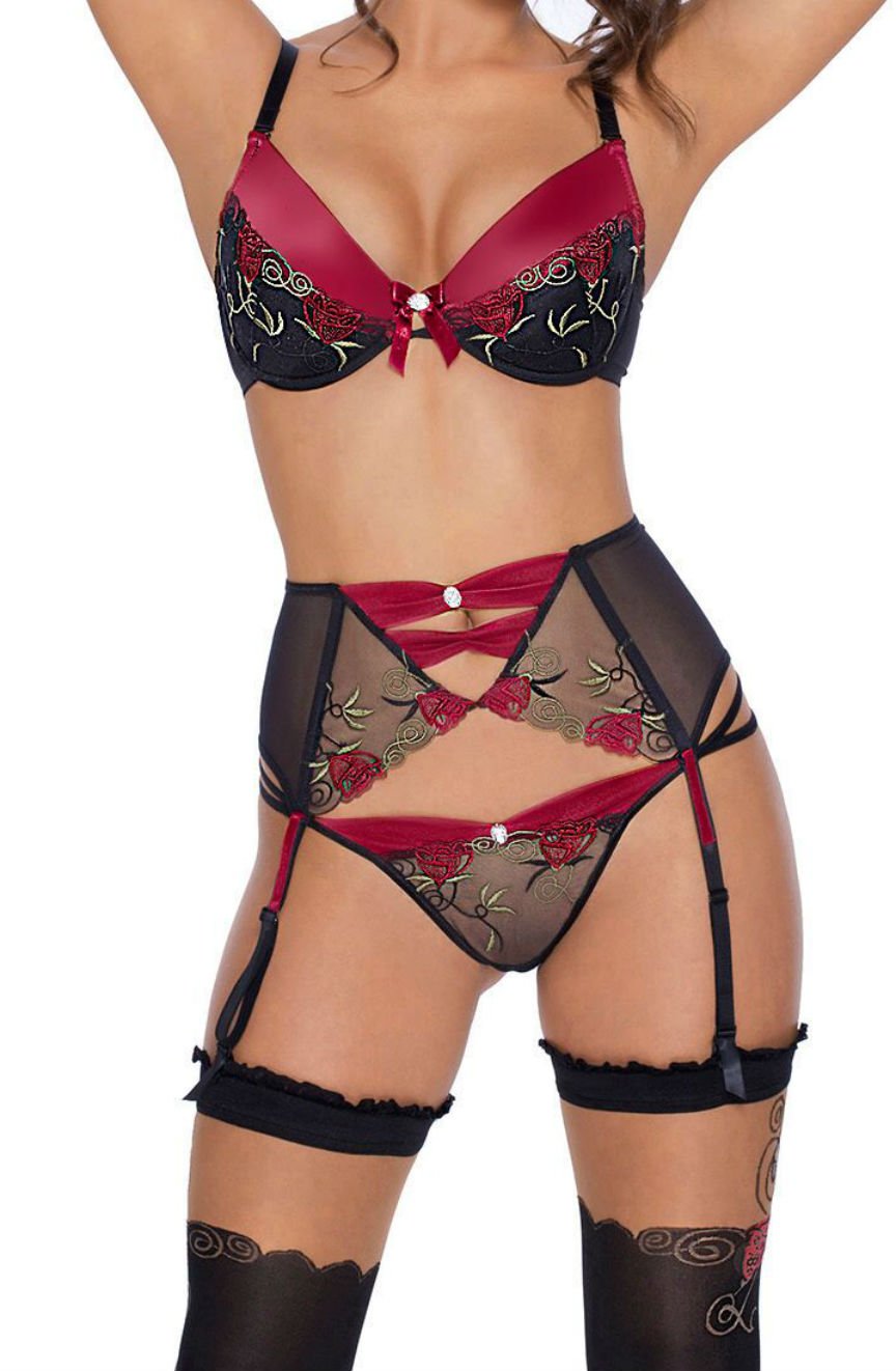 Vibrators, Sex Toy Kits and Sex Toys at Cloud9Adults - Roza Rufina Push Up Bra Black - Buy Sex Toys Online