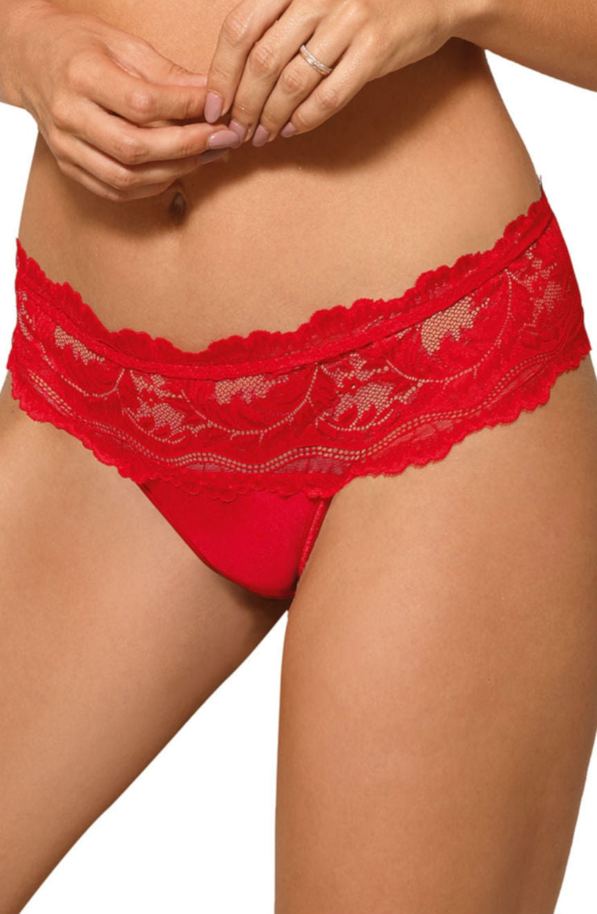 Vibrators, Sex Toy Kits and Sex Toys at Cloud9Adults - Roza Sefia Thong Red - Buy Sex Toys Online